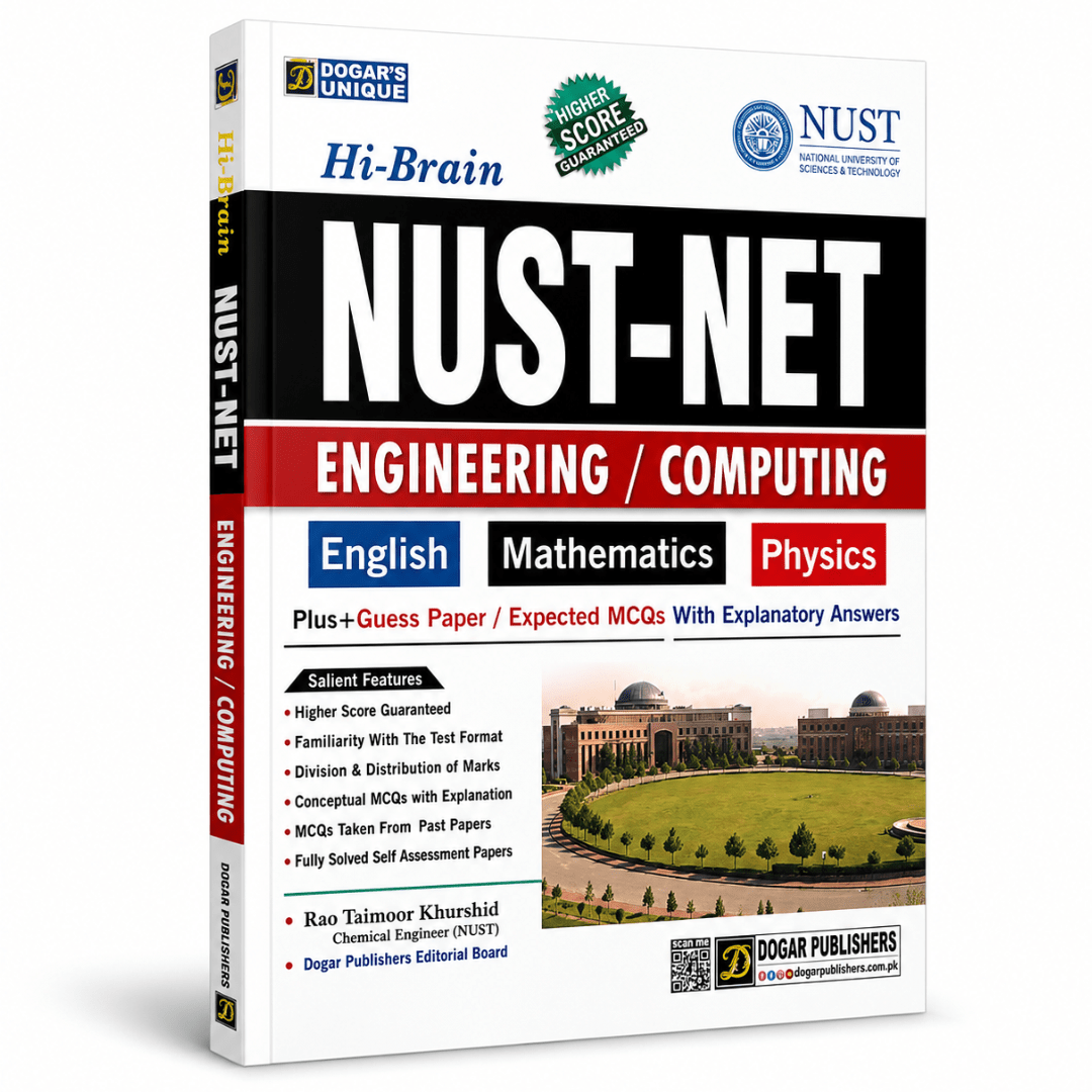 NUST-NET Engineering / Computing Entry Test Guide | English, Mathematics & Physics | Rao Taimoor Khurshid