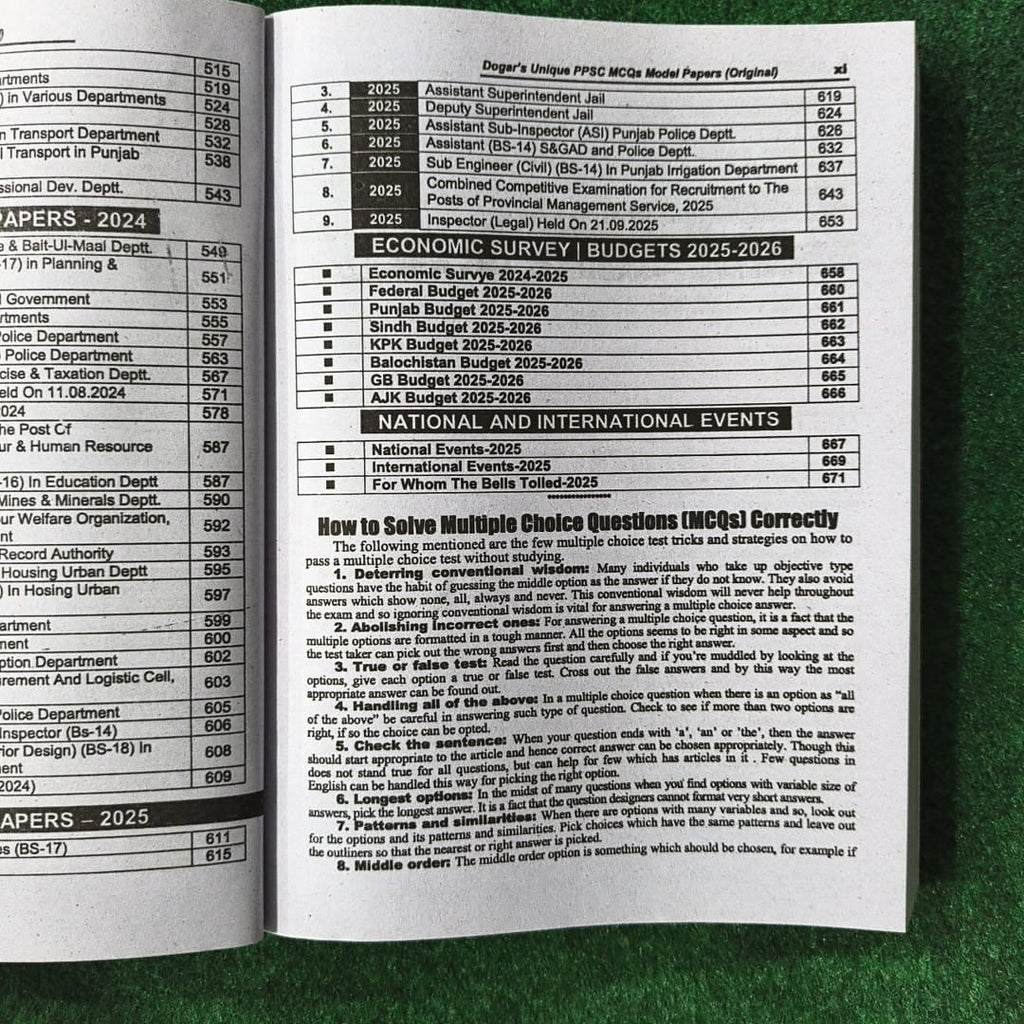 PPSC Model Paper Fully Solved Orignal by Dogar Publishers