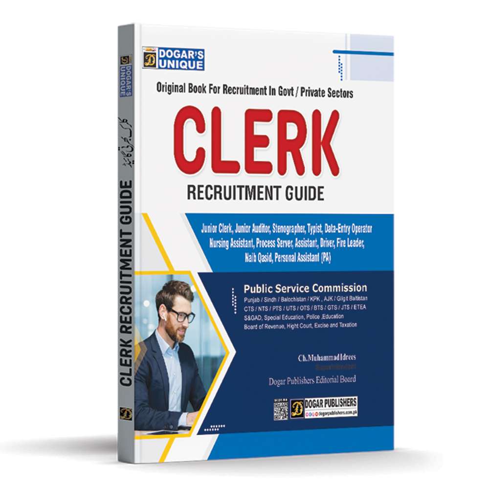 Clerk Recruitment Guide | Junior Clerk, Junior Auditor, Stenographer & Other Government Jobs | Ch. Muhammad Idrees