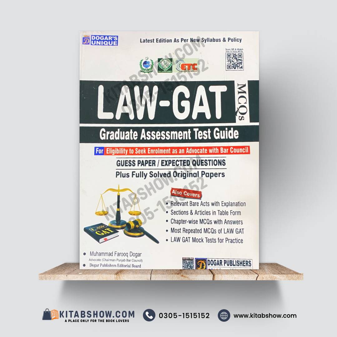 LAW-GAT Graduate Assessment Test Guide | Complete MCQs Preparation Book for Law Graduates