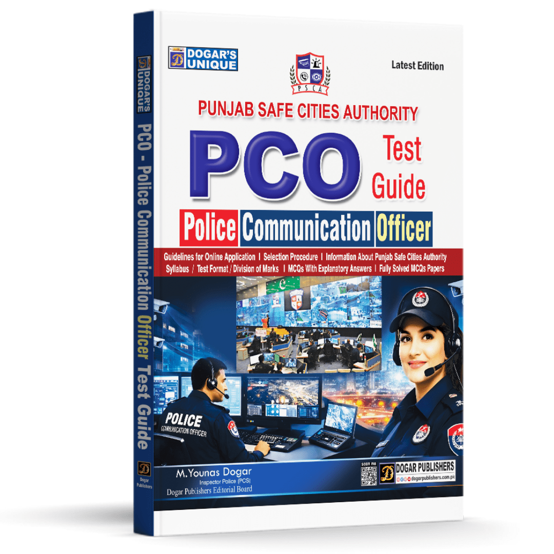 Punjab Safe Cities Authority PCO Test Guide | Police Communication Officer | Latest Edition | M. Younas Dogar
