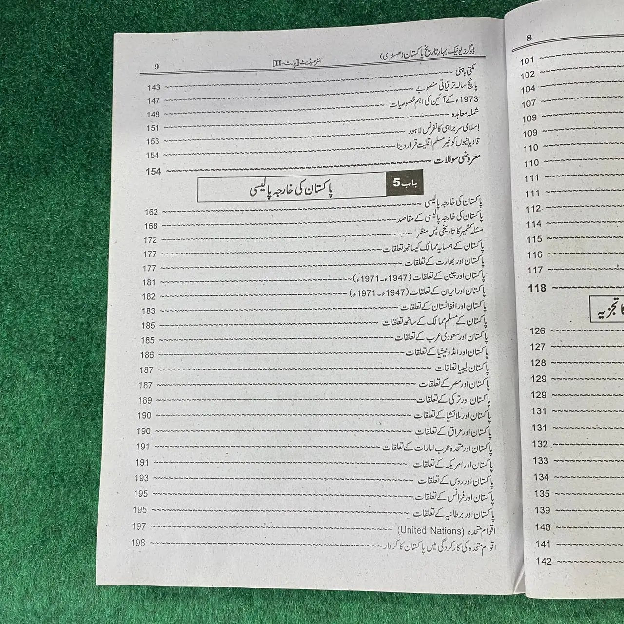 بہارِ تاریخِ پاکستان – 12th Class (Intermediate Part-II) | سوال و جواب