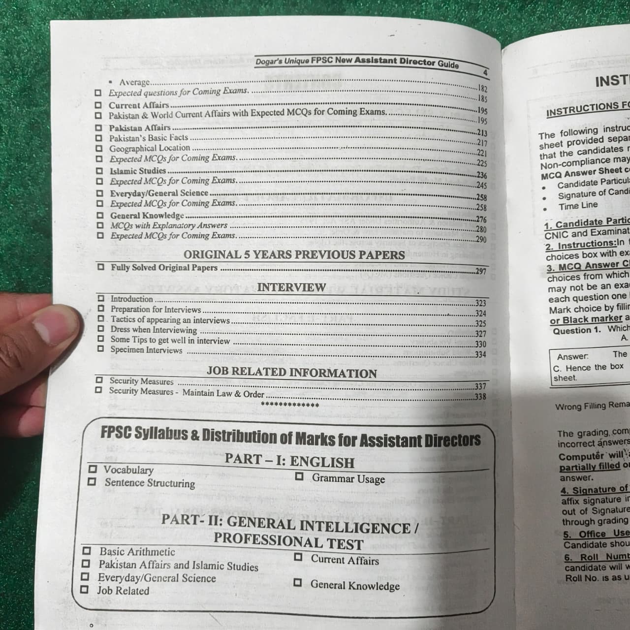 ASF Recruitment Test Guide Assistant Director (BS-17) and Inspector (BS-16) by Sajjad Haider (Ex Officer, ASF)