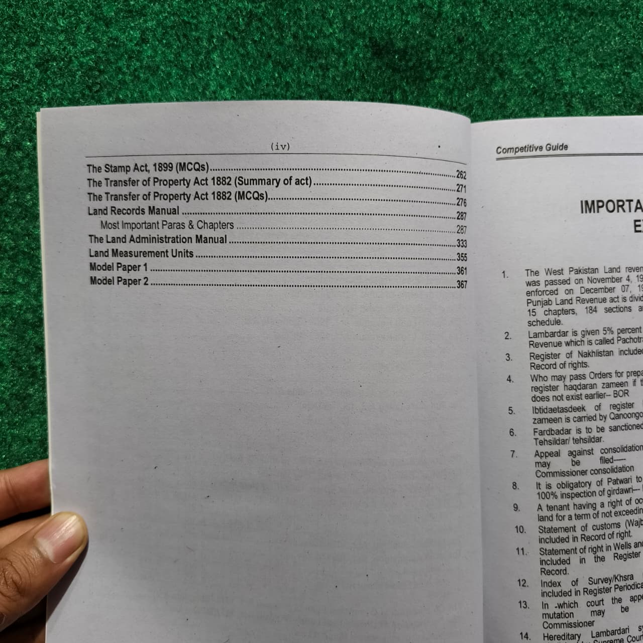 Land Revenue Laws by Ch. Zaman Rasheed (Tesildar)