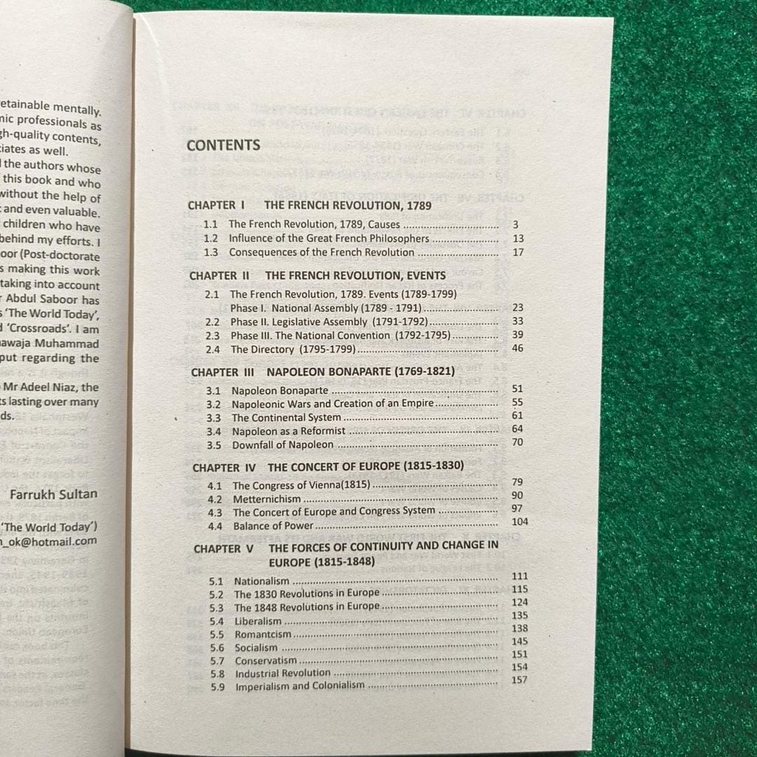 Modern European History for an analytical and In-depth insight 1789-2025