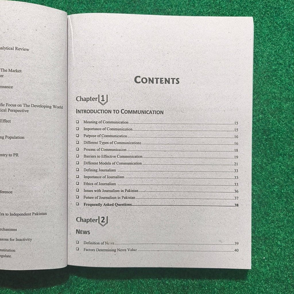 Journalism Mass Communication by Waleed Zafar Jahangir's World Times Publications