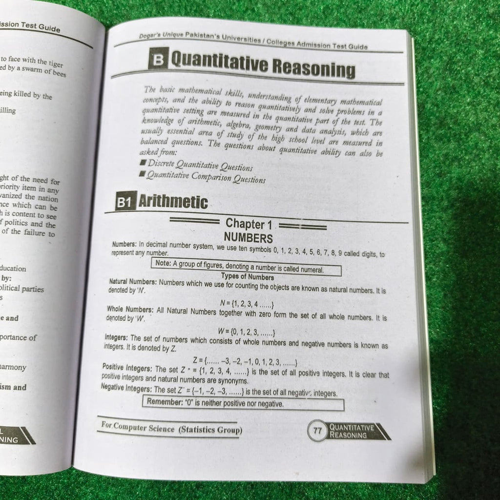 PU-CSS USAT-CS Admission Test for Computer Science/Statistics by Dogar Publishers