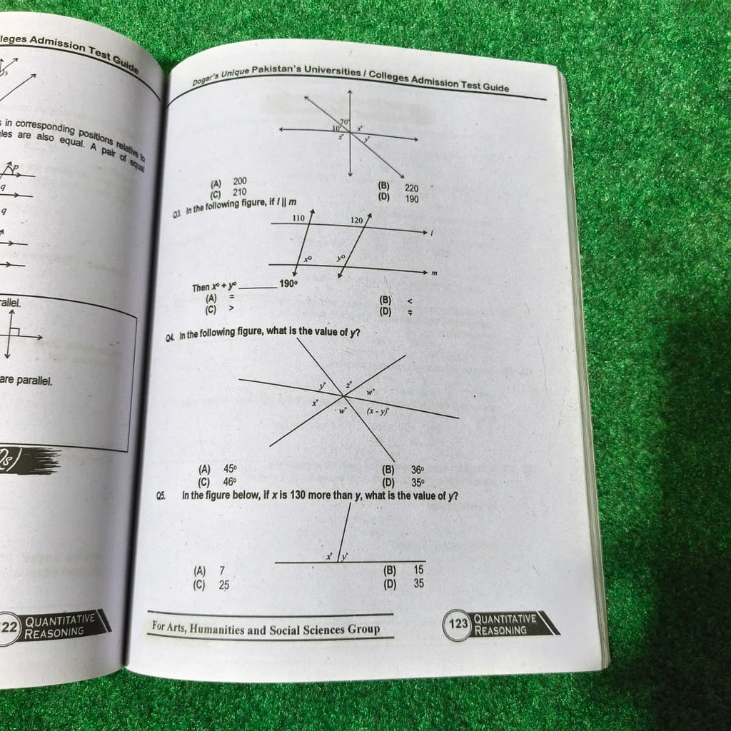 PU-AHS USAT-GS Arts-Humanities & Social Science Admission Test by Dogar Publishers