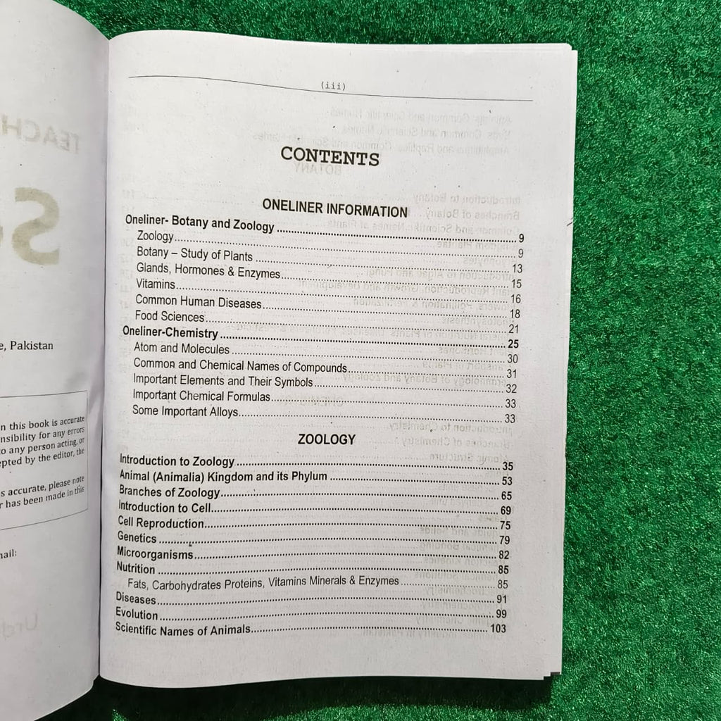 Teachers / Educators Guide – Science (ESE BS-14)