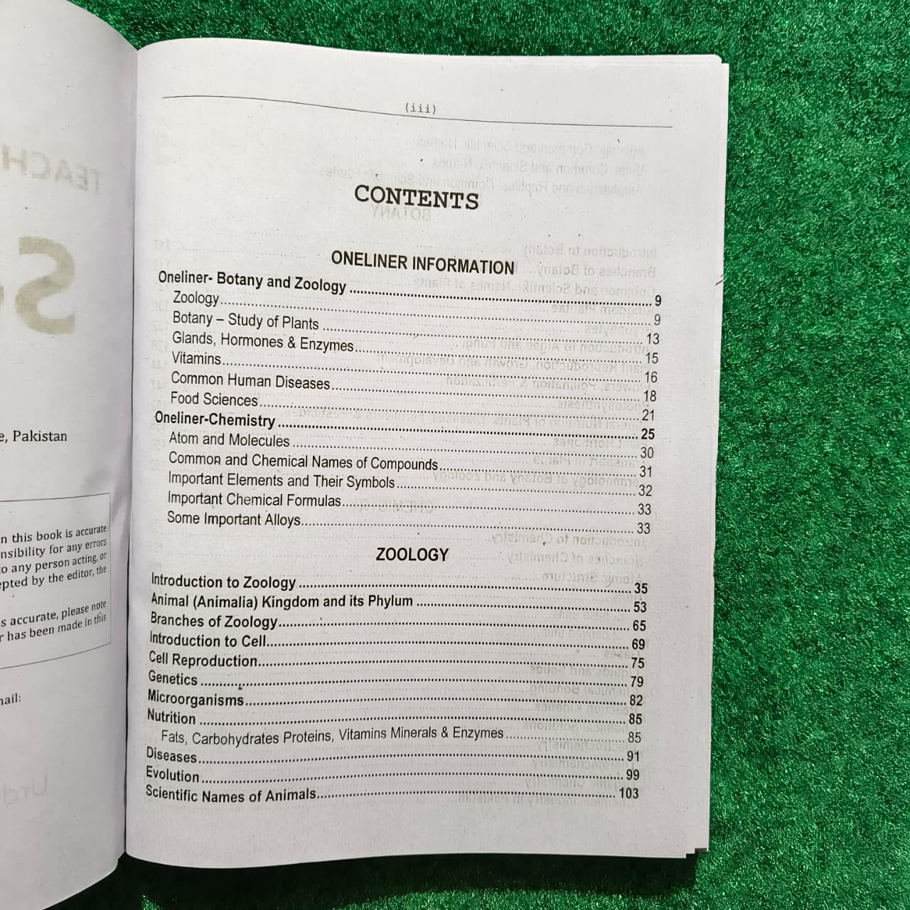 Teachers / Educators Guide – Science (ESE BS-14)
