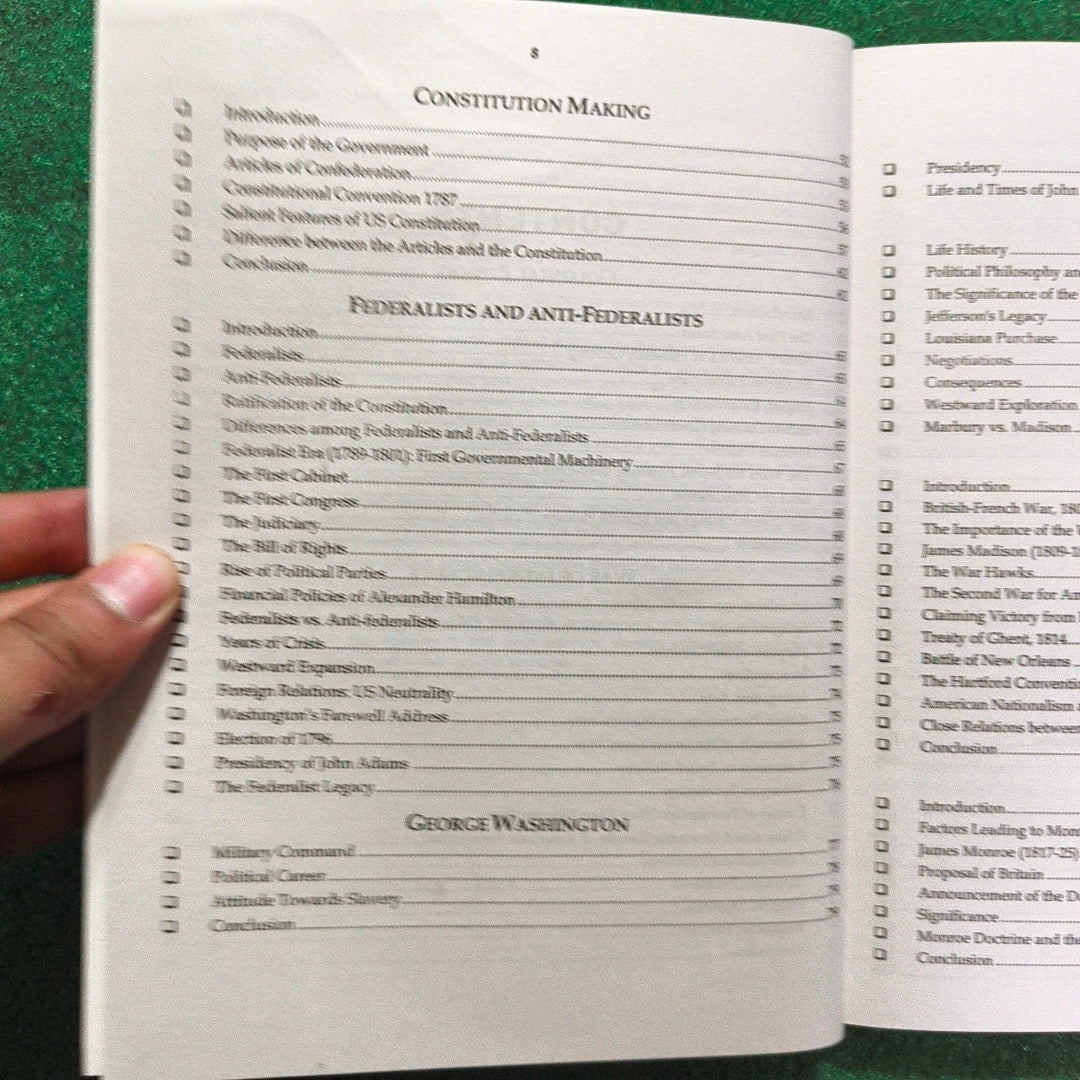 To the Point History of USA – Revised Updated Edition for CSS and other competitive exam aspirants