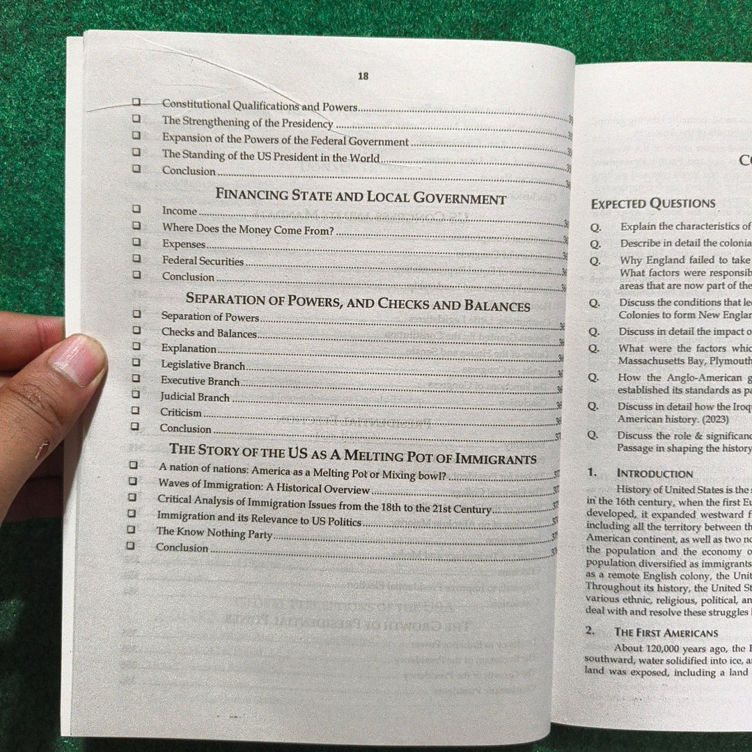 To the Point History of USA – Revised Updated Edition for CSS and other competitive exam aspirants
