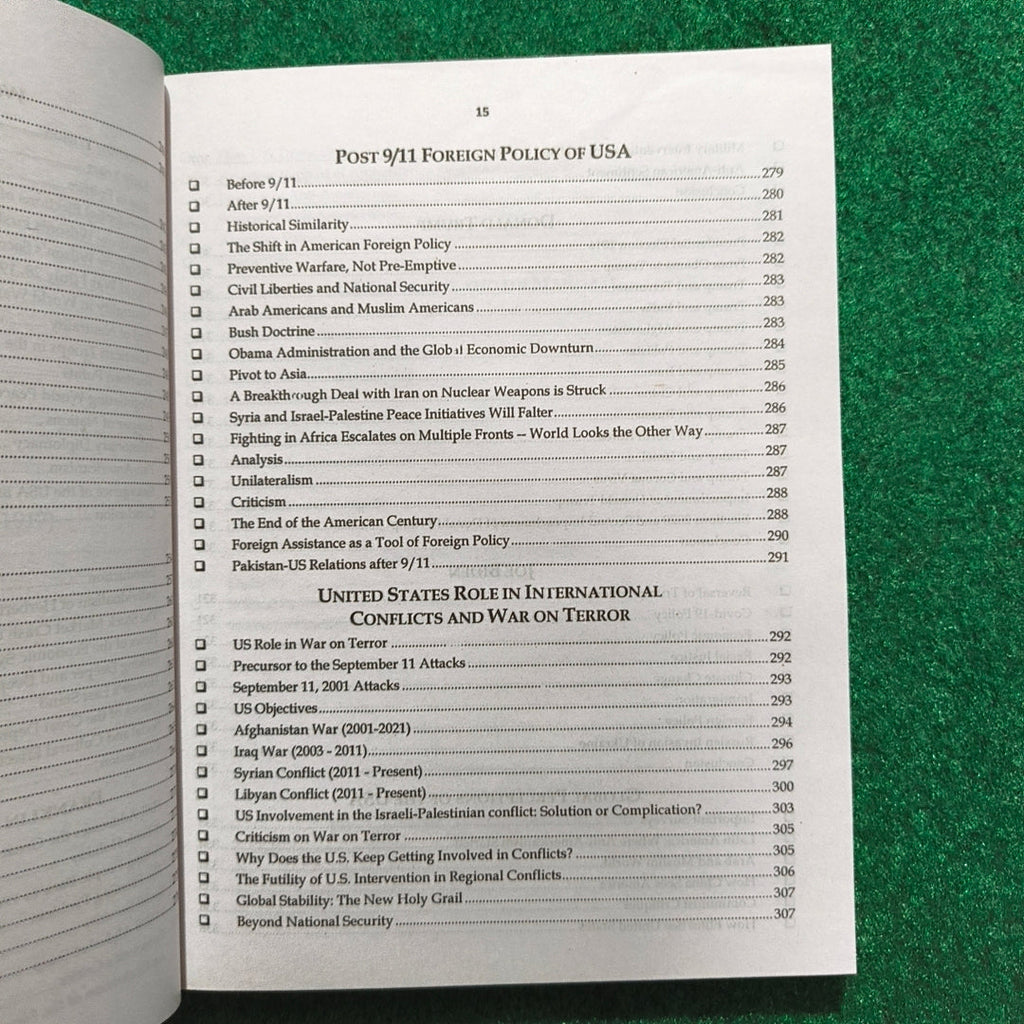 To the Point History of USA – Revised Updated Edition for CSS and other competitive exam aspirants