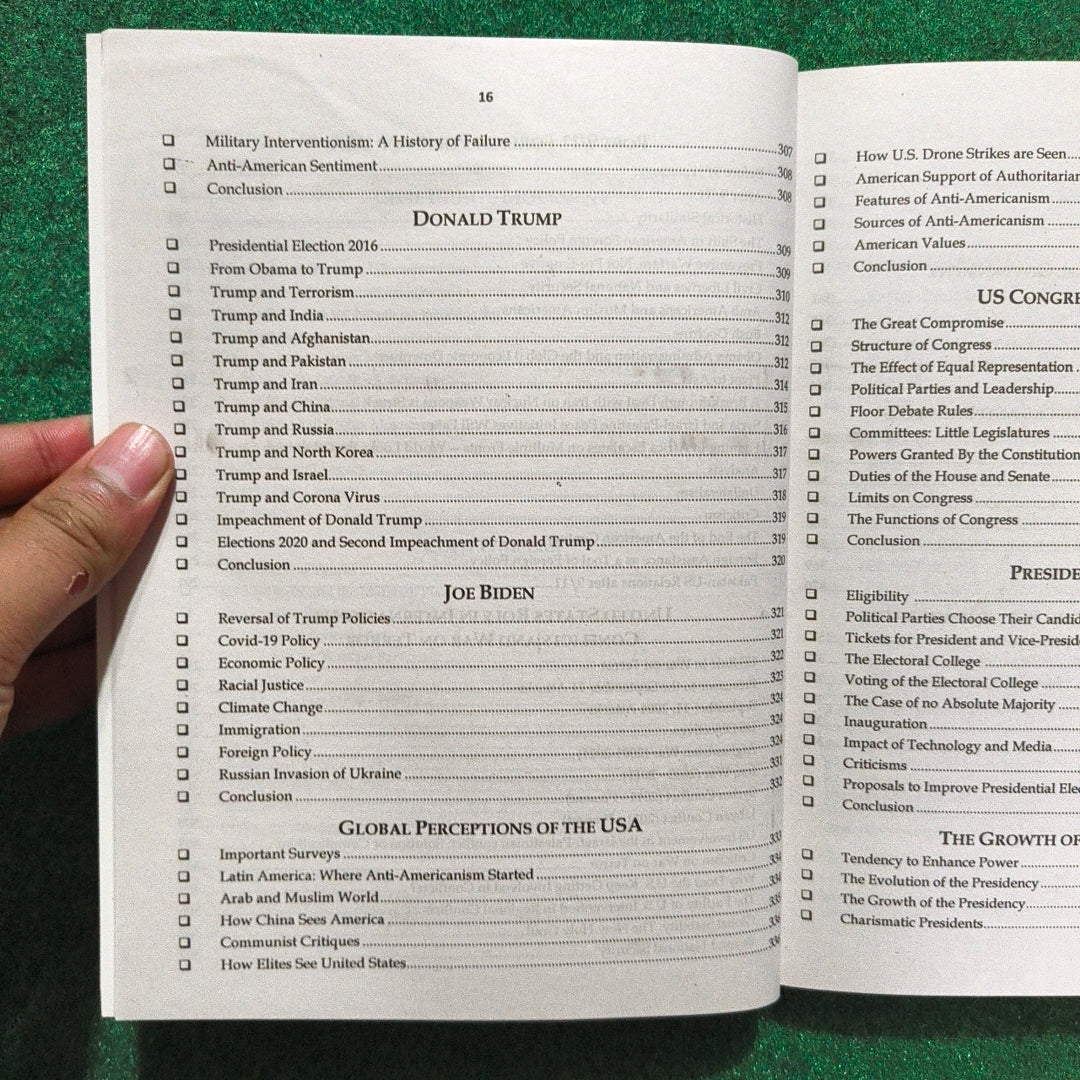 To the Point History of USA – Revised Updated Edition for CSS and other competitive exam aspirants