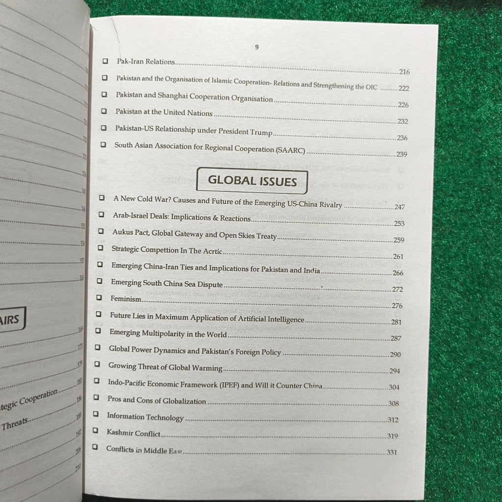 To The Piont Current Affairs 2026 For CSS, PMS & Competitive Exams by Waseem Riaz Khan (PSP)