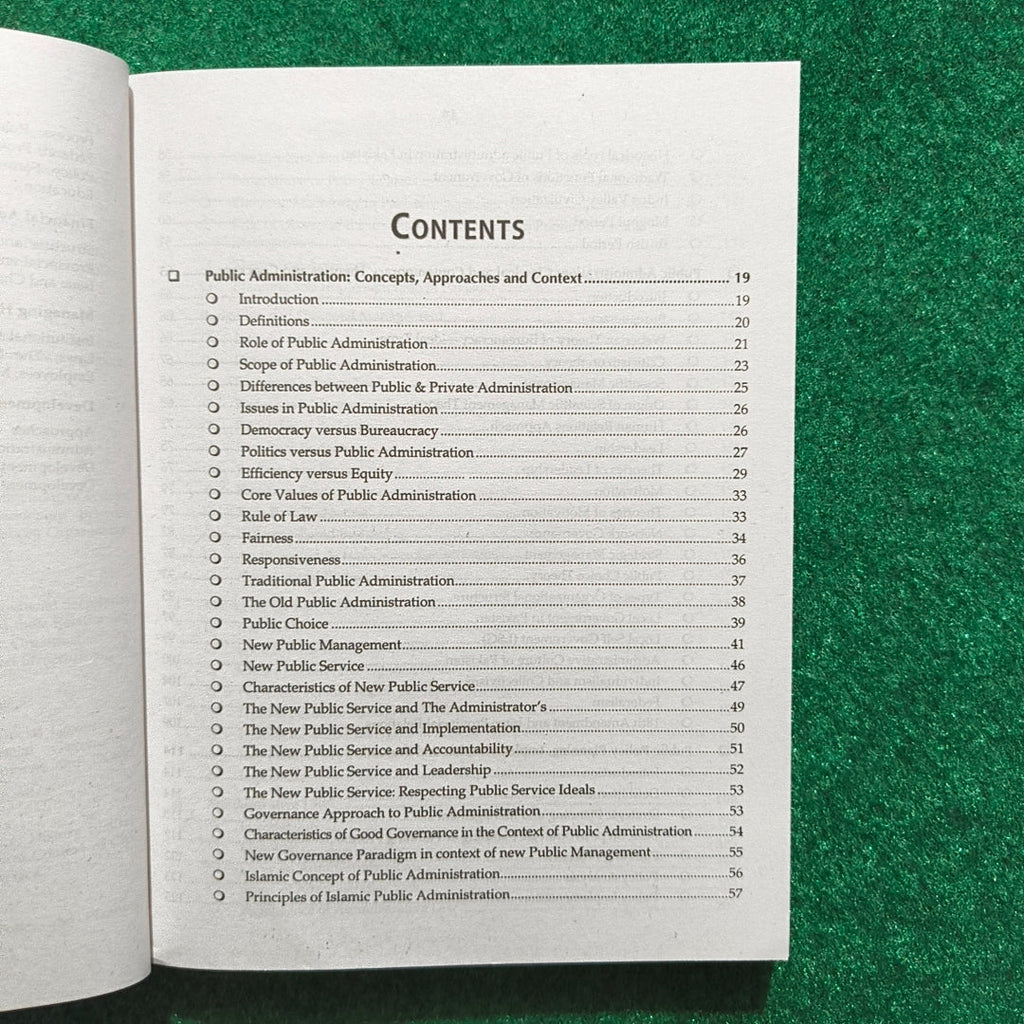 Public Administration – Issues & Perspectives by Iqra Riaz-Ud-Din