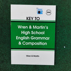 Wren & Martin's High School English Grammar & Composition (Set of Book & Key Book) For CSS, PMS & Competitive Exams