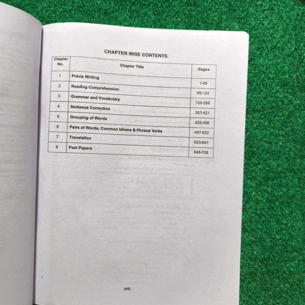 English (Grammar & Composition) – 2026 Edition for CSS, PMS (Punjab & KP), PCS (Sindh & Balochistan), and CCE (Gilgit-Baltistan), along with other relevant tests by Hafiz Karim Dad Chughtai (PAS)