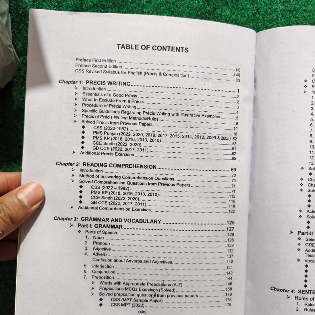 English (Grammar & Composition) – 2026 Edition for CSS, PMS (Punjab & KP), PCS (Sindh & Balochistan), and CCE (Gilgit-Baltistan), along with other relevant tests by Hafiz Karim Dad Chughtai (PAS)