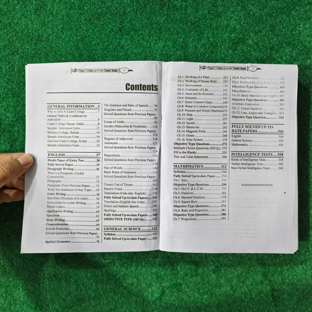 Military & Cadet Colleges Admission in 8th Class Guide by Major Retd Malik Asif