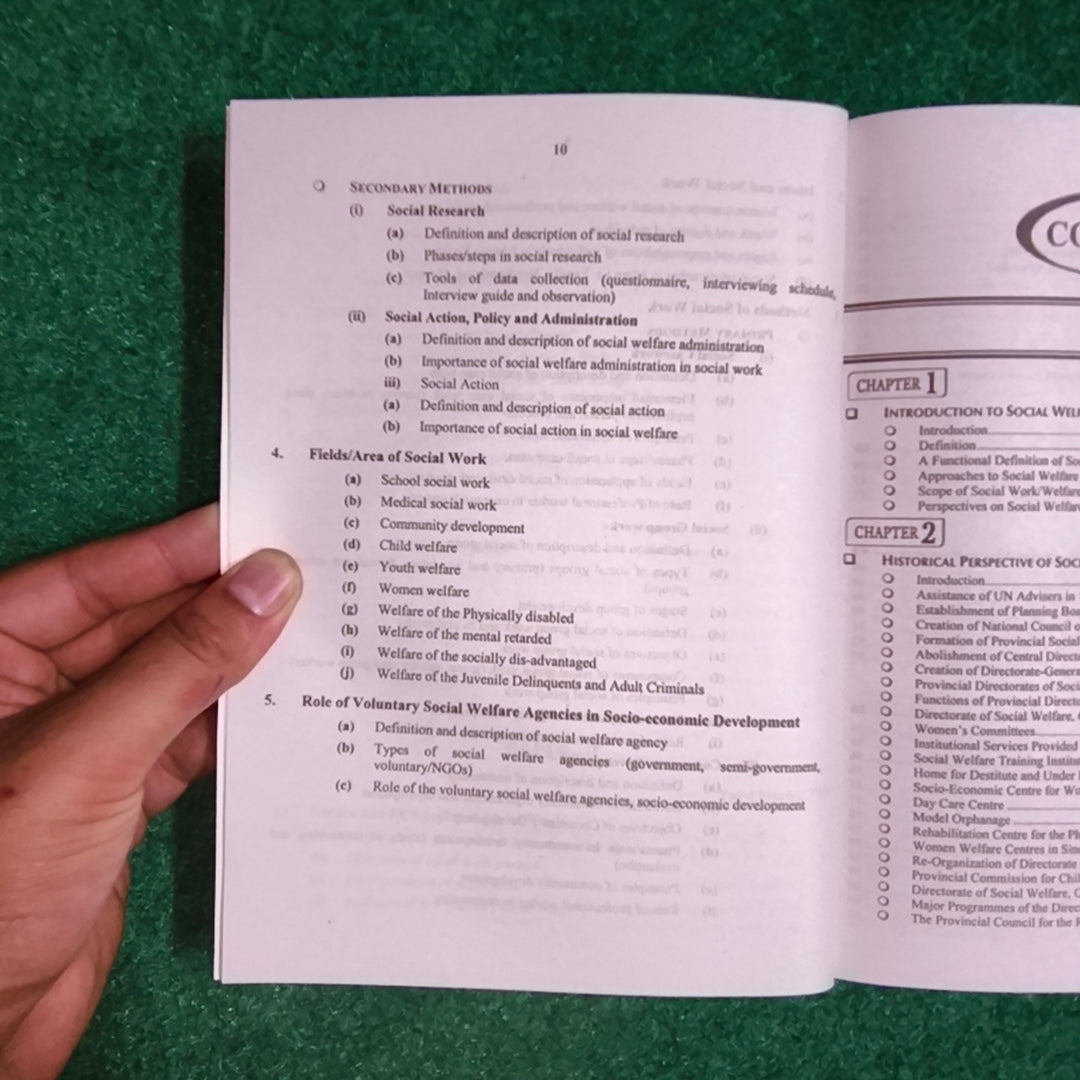 An Introduction to Social Work For PMS by Waqar Aziz Bhutta