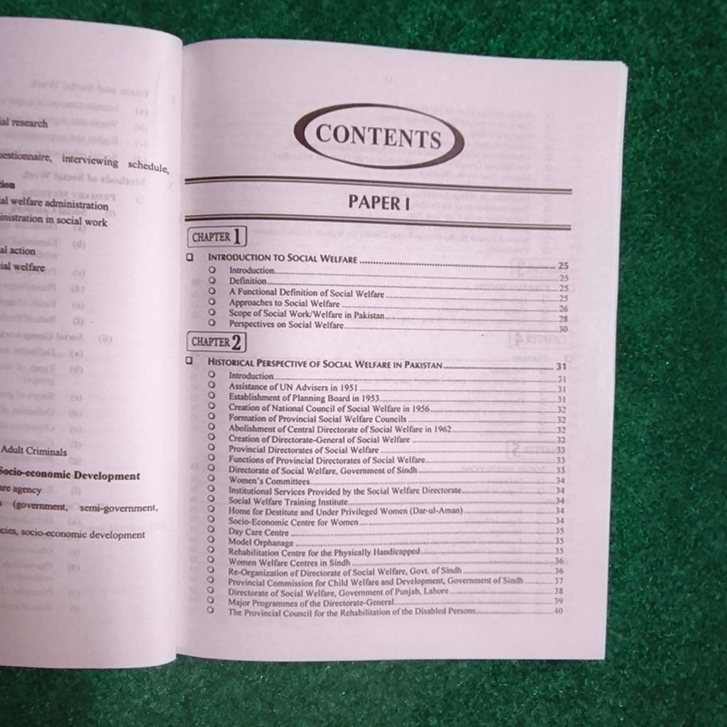 An Introduction to Social Work For PMS by Waqar Aziz Bhutta