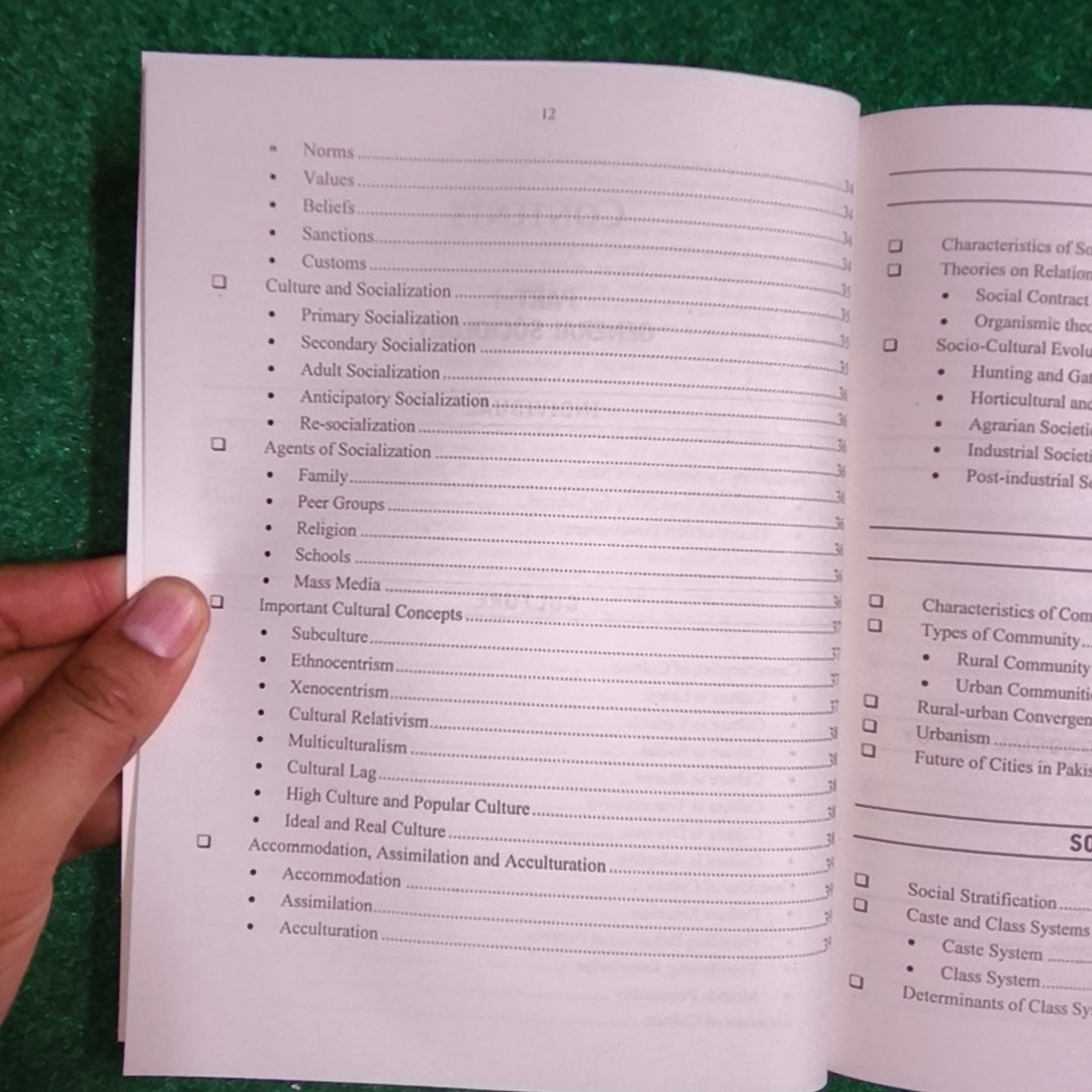 Sociology for CSS, PMS, PCS & All Other Relevant Exams