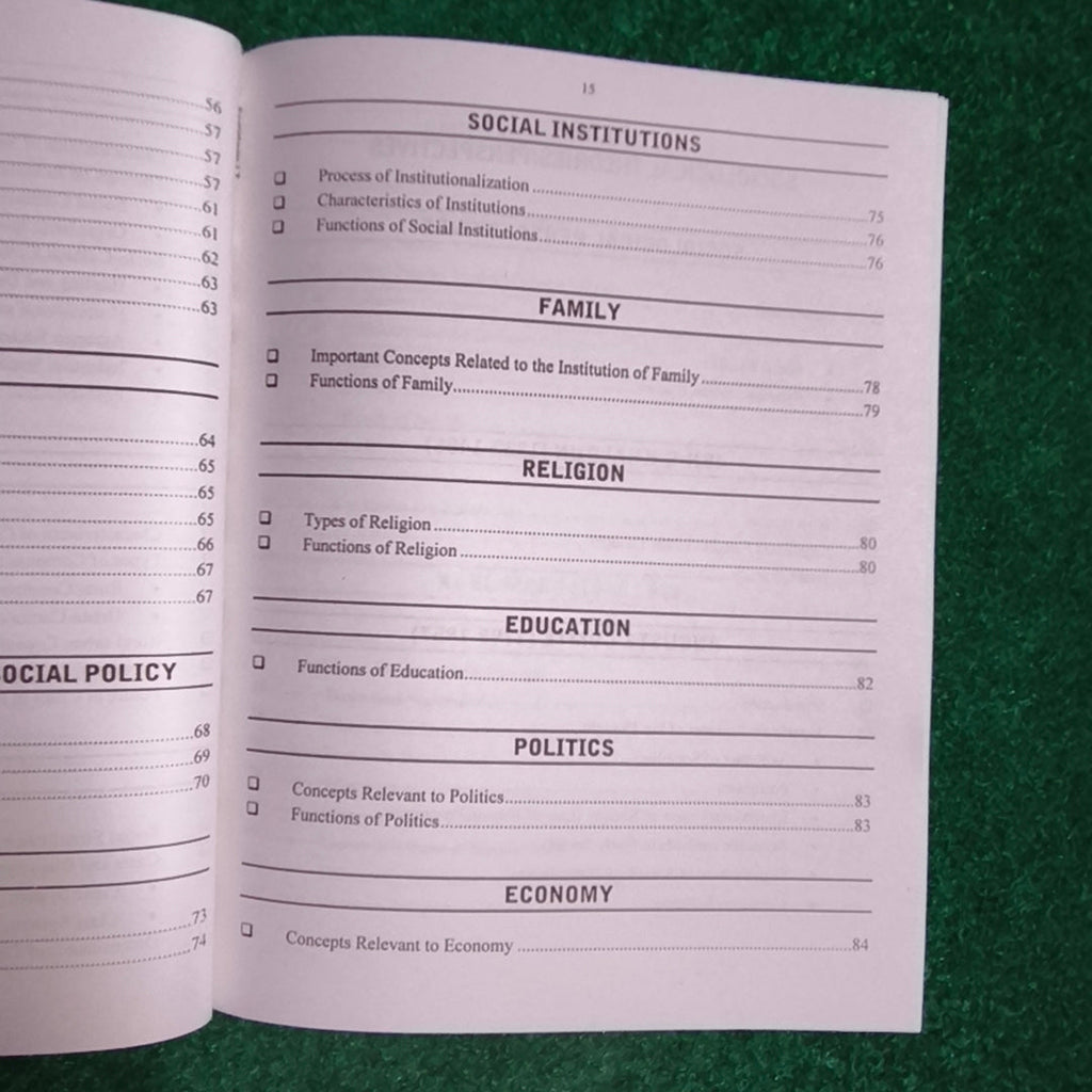 Sociology for CSS, PMS, PCS & All Other Relevant Exams
