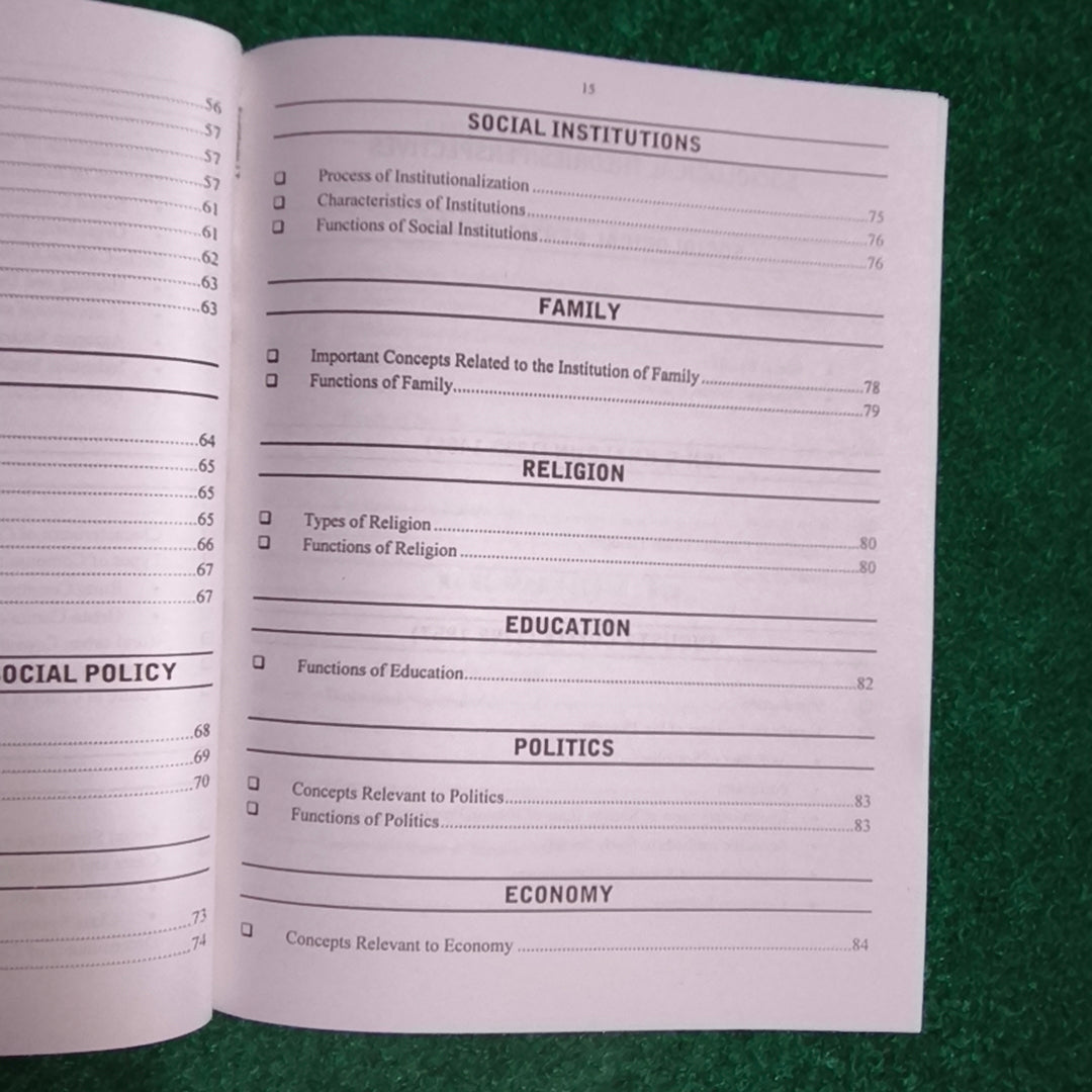 Sociology for CSS, PMS, PCS & All Other Relevant Exams