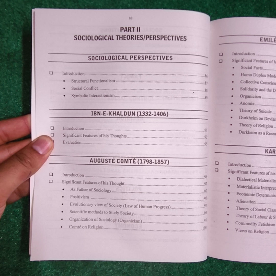 Sociology for CSS, PMS, PCS & All Other Relevant Exams