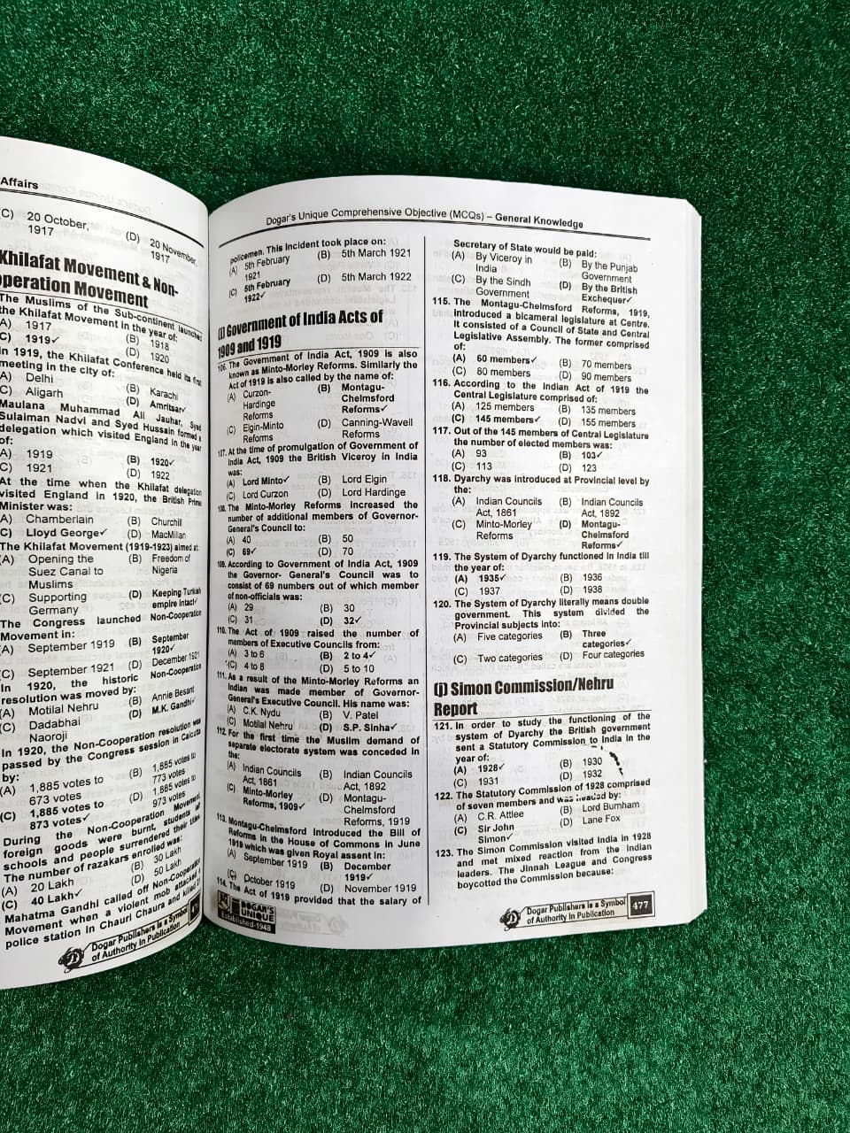 Comprehensive General Knowledge MCQs Latest Edition 2026–2027