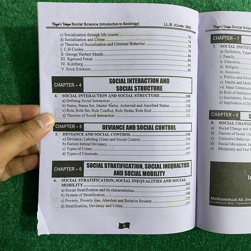 Hi-Brain Social Sciences LL.B 4 Years Program Semester-II Book