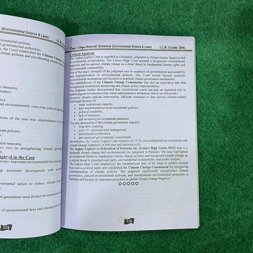Hi-Brain Natural Science LL.B 4 Years Program Semester-II Book