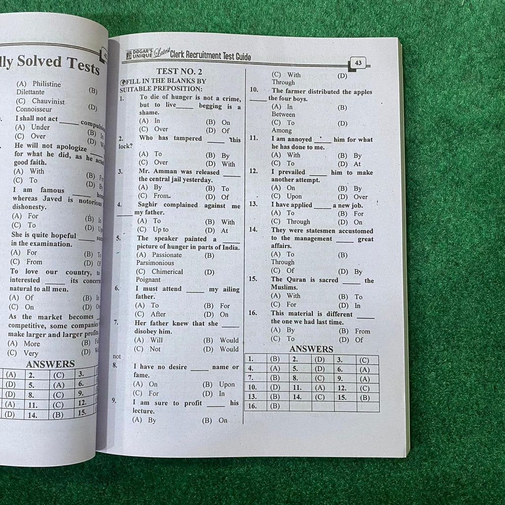 Clerk Recruitment Guide – Comprehensive Preparation Book for Government & Private Sector Jobs