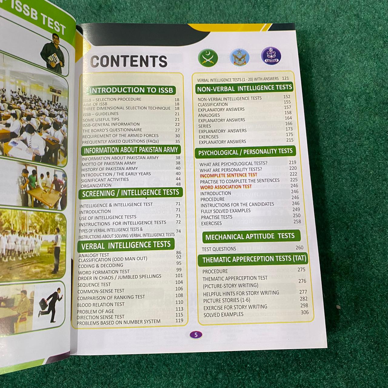 Comprehensive ISSB Tests Book – Army, Navy & Air Force Preparation