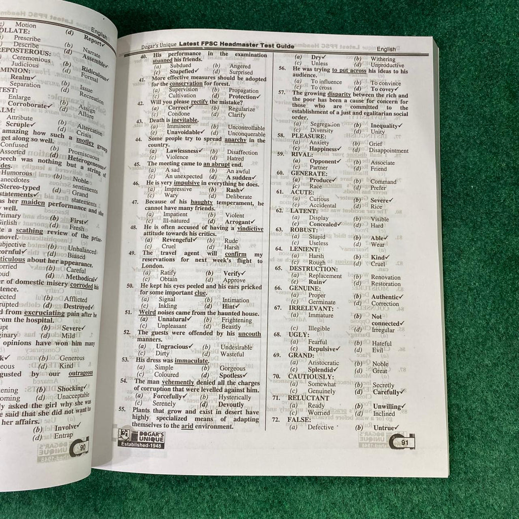 Headmaster / Headmistress Recruitment Test Guide