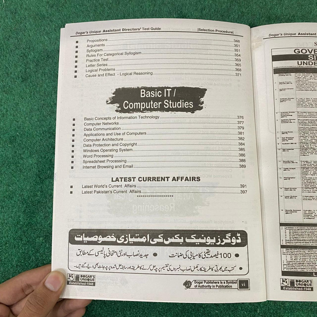 MOD Assistant Director Screening Test Guide
