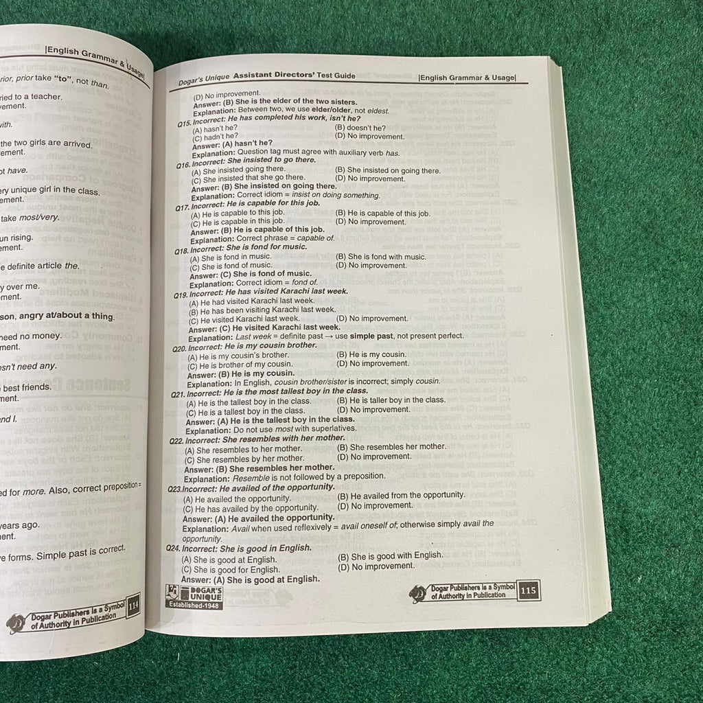 MOD Assistant Director Screening Test Guide