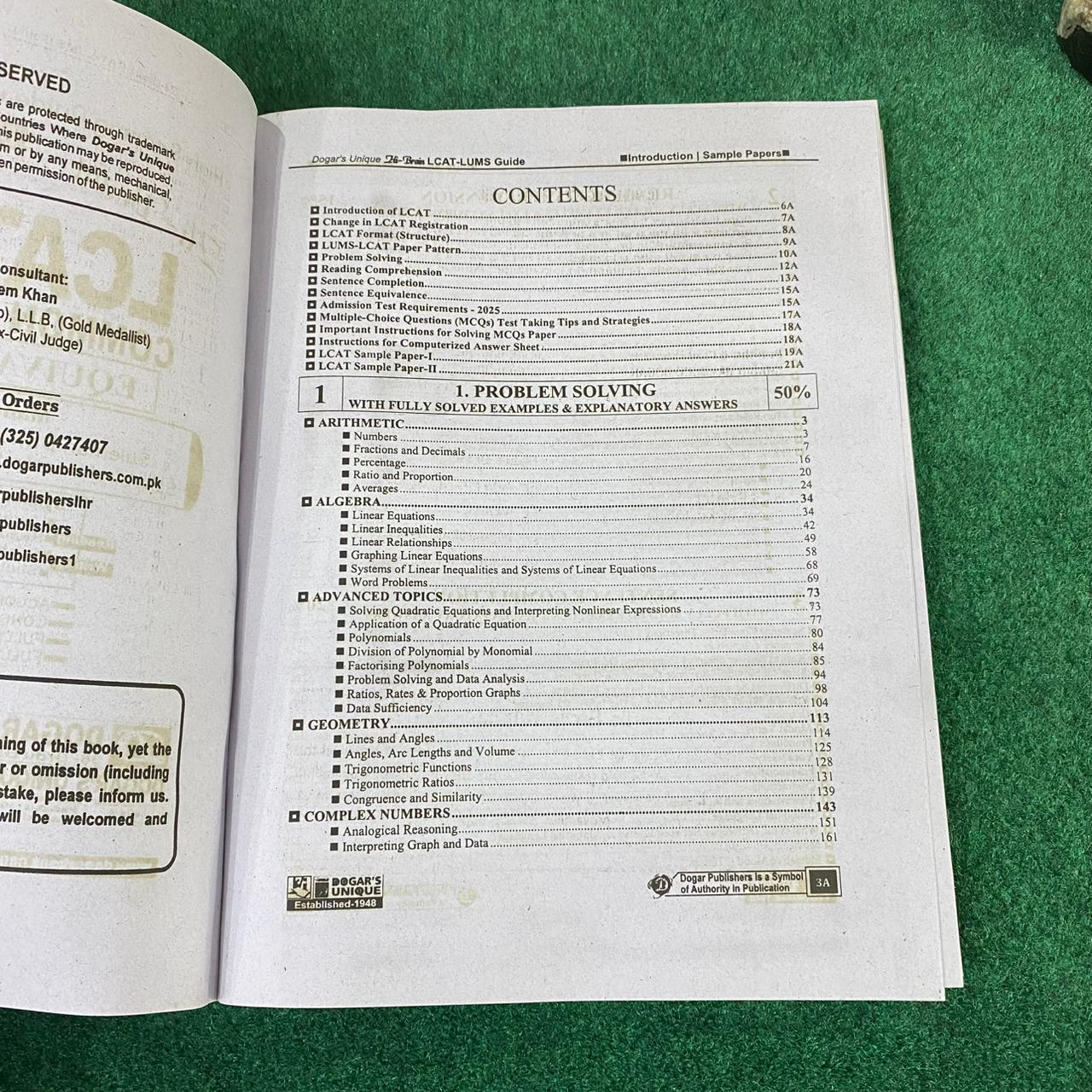 LUMS Common Admission Test (LCAT) Guide – SAT-I