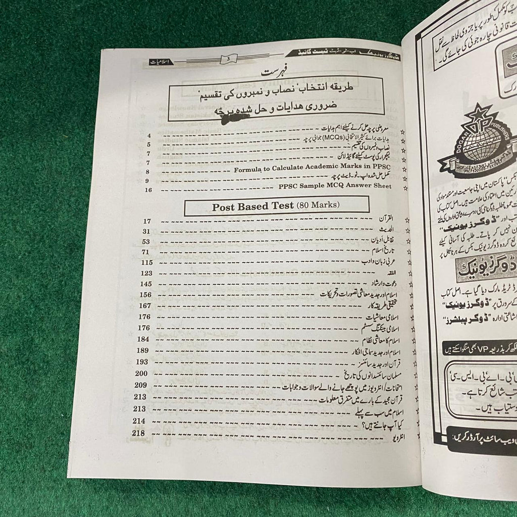 Lecturer / Assistant Professor Subject Specialist Guide for Islamic Studies (Islamiat)