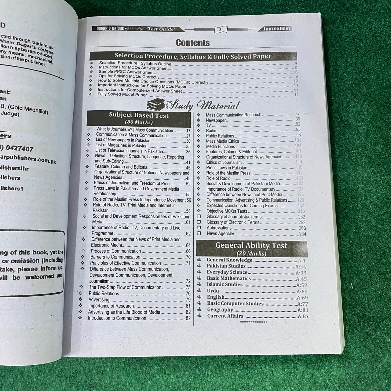 Lecturer / Assistant Professor Subject Specialist Guide for Journalism