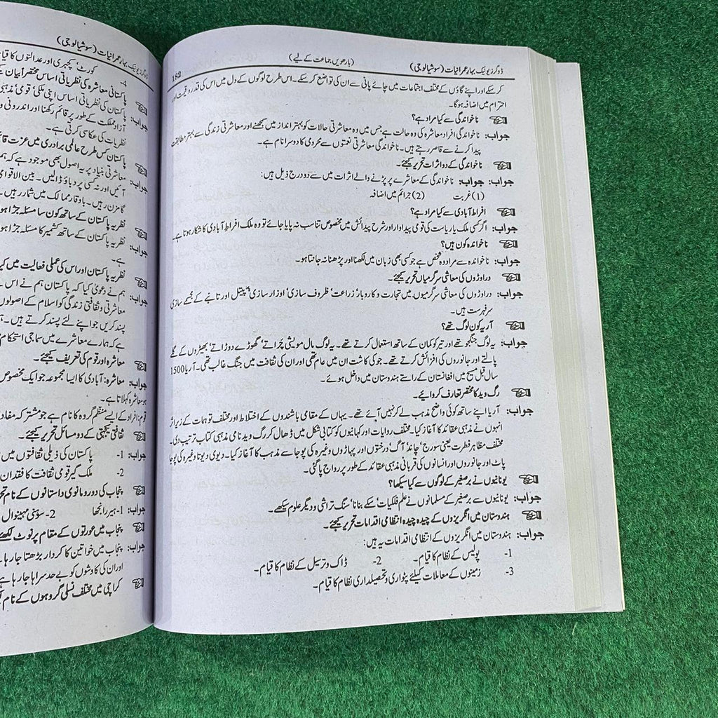 Sociology (Question & Answers) – 12th Class (Intermediate Part-II)