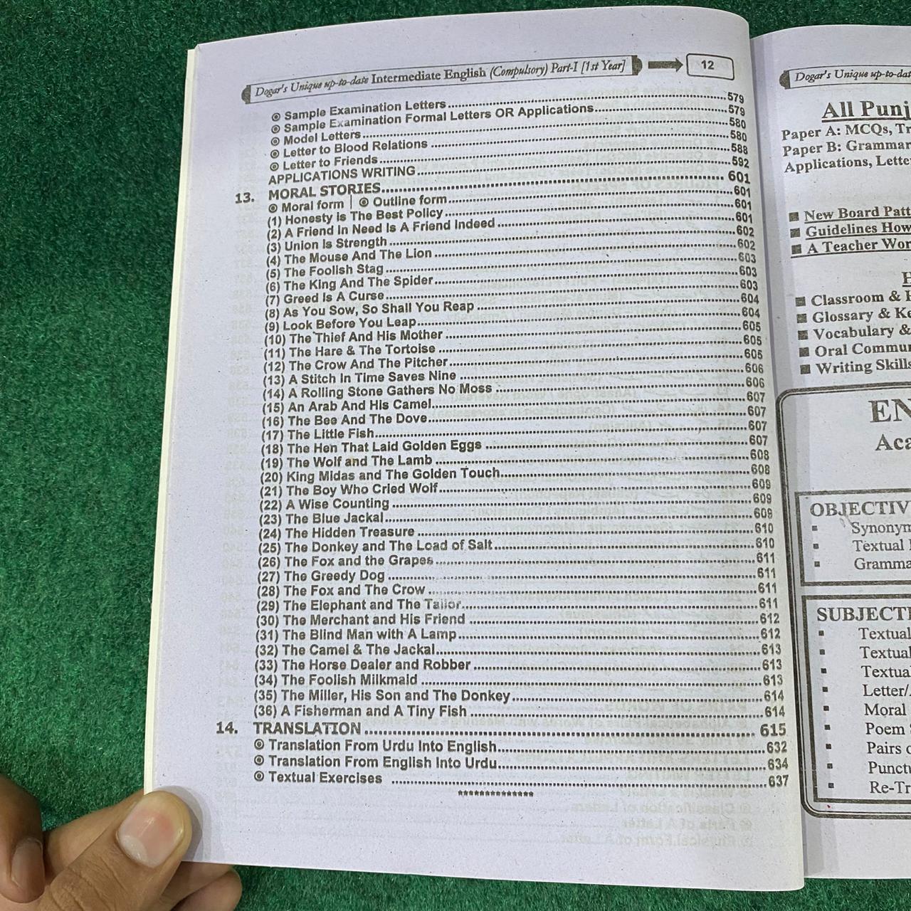 Intermediate English Part-I (11th Class) – SLOs Based Guide with Urdu Translation