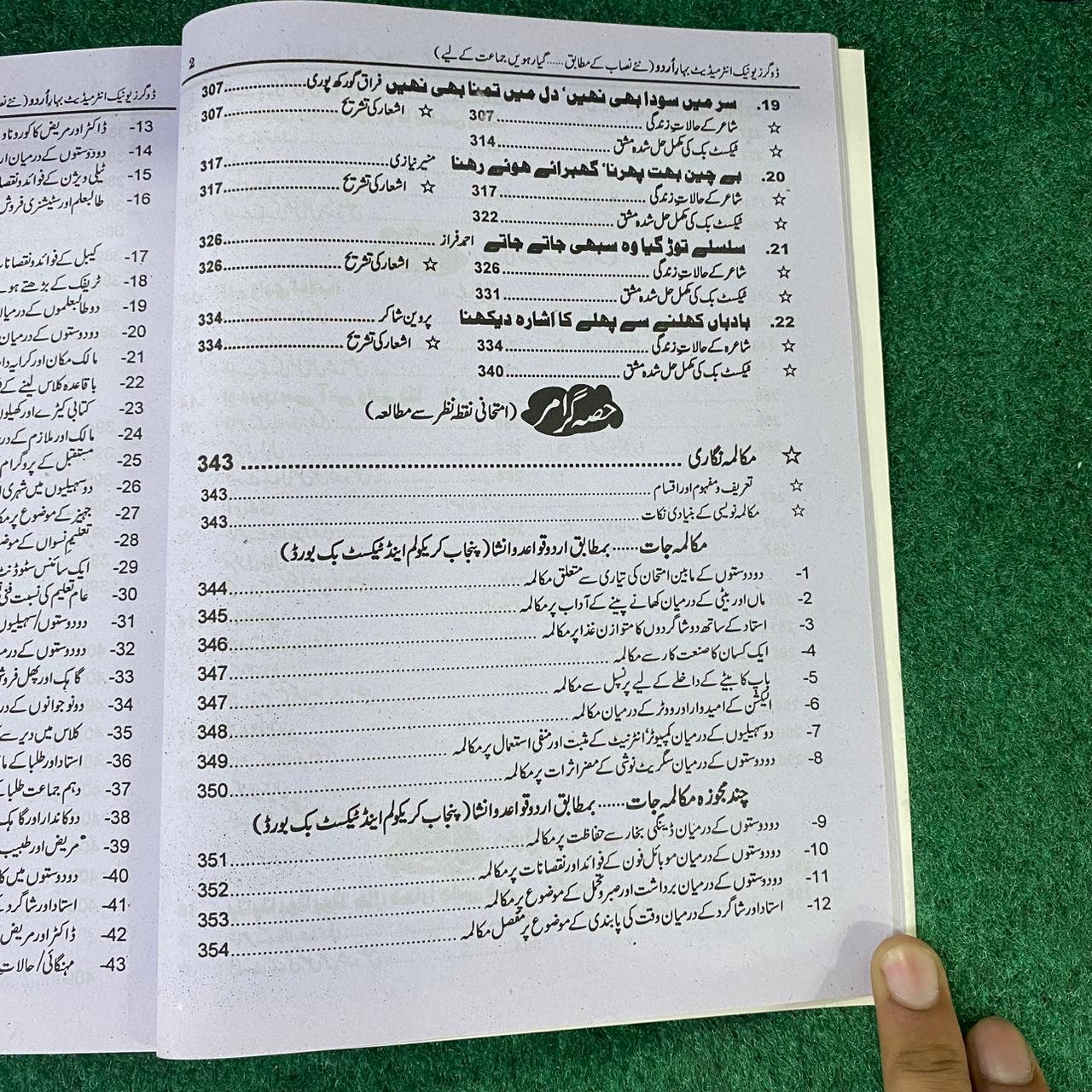 بہارِ اردو (لازمی) – 11th Class (Intermediate Part-I) | SLOs Based Guide