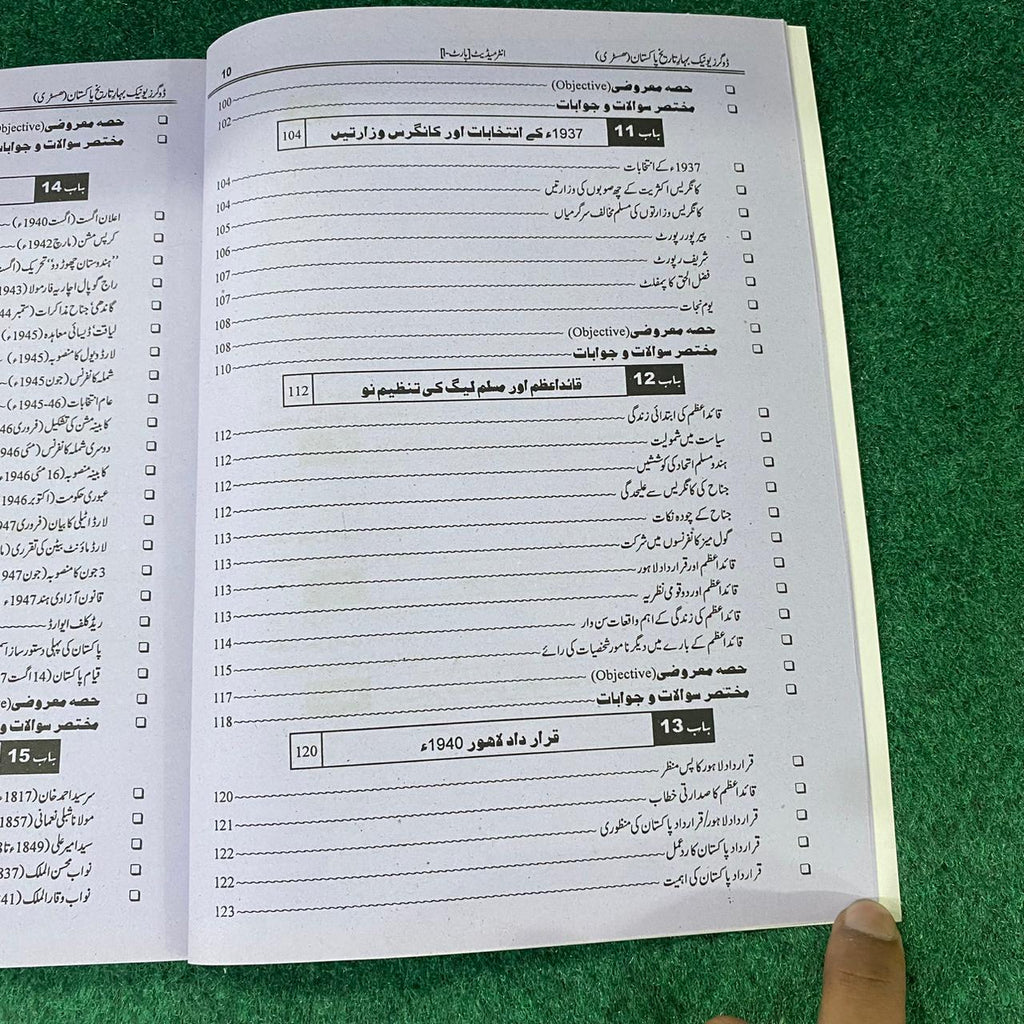 بہارِ تاریخِ پاکستان – 11th Class (Intermediate Part-I) | سوال و جواب
