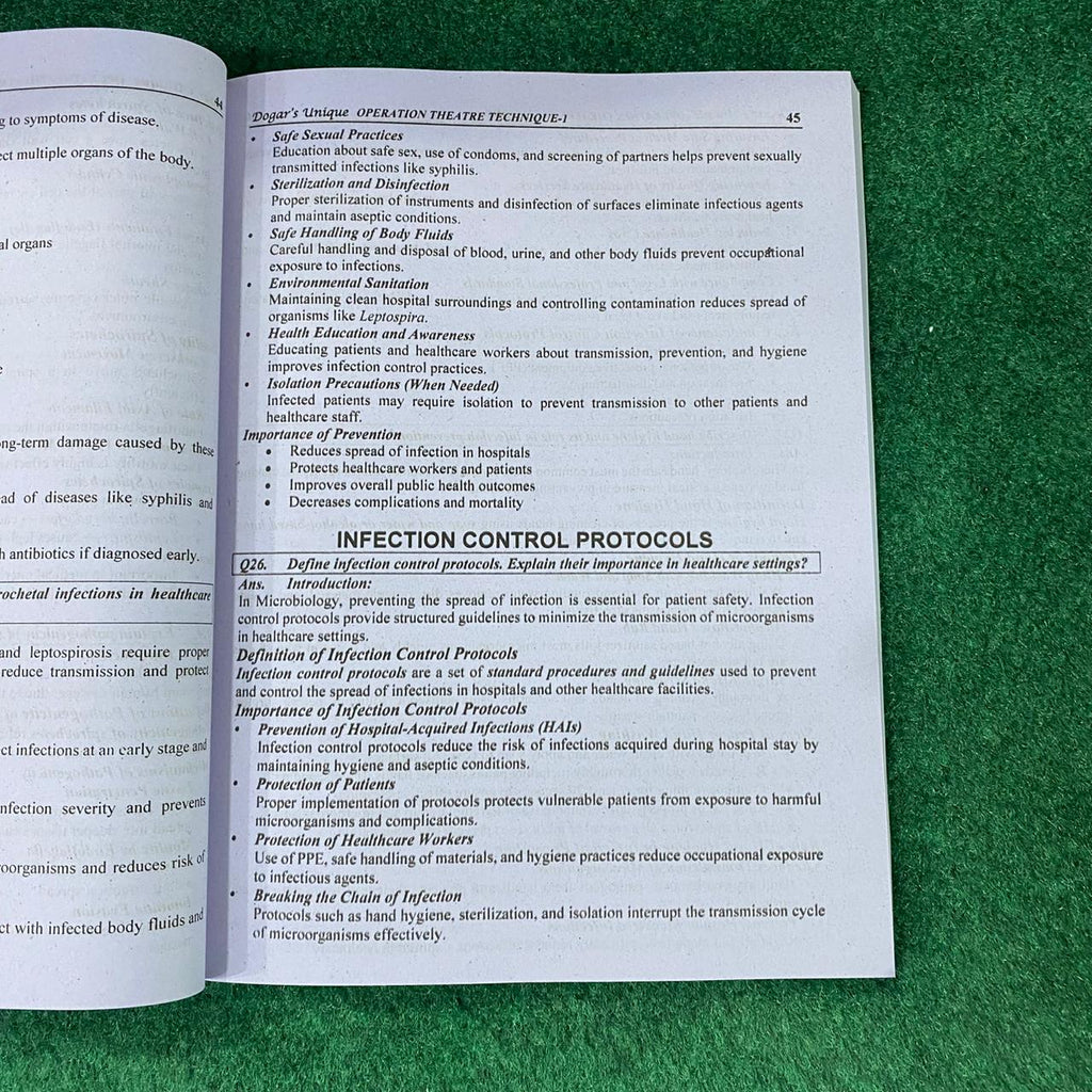 OTT (Operation Theatre Technique-I) – 1st Year | 2-Year Diploma Program