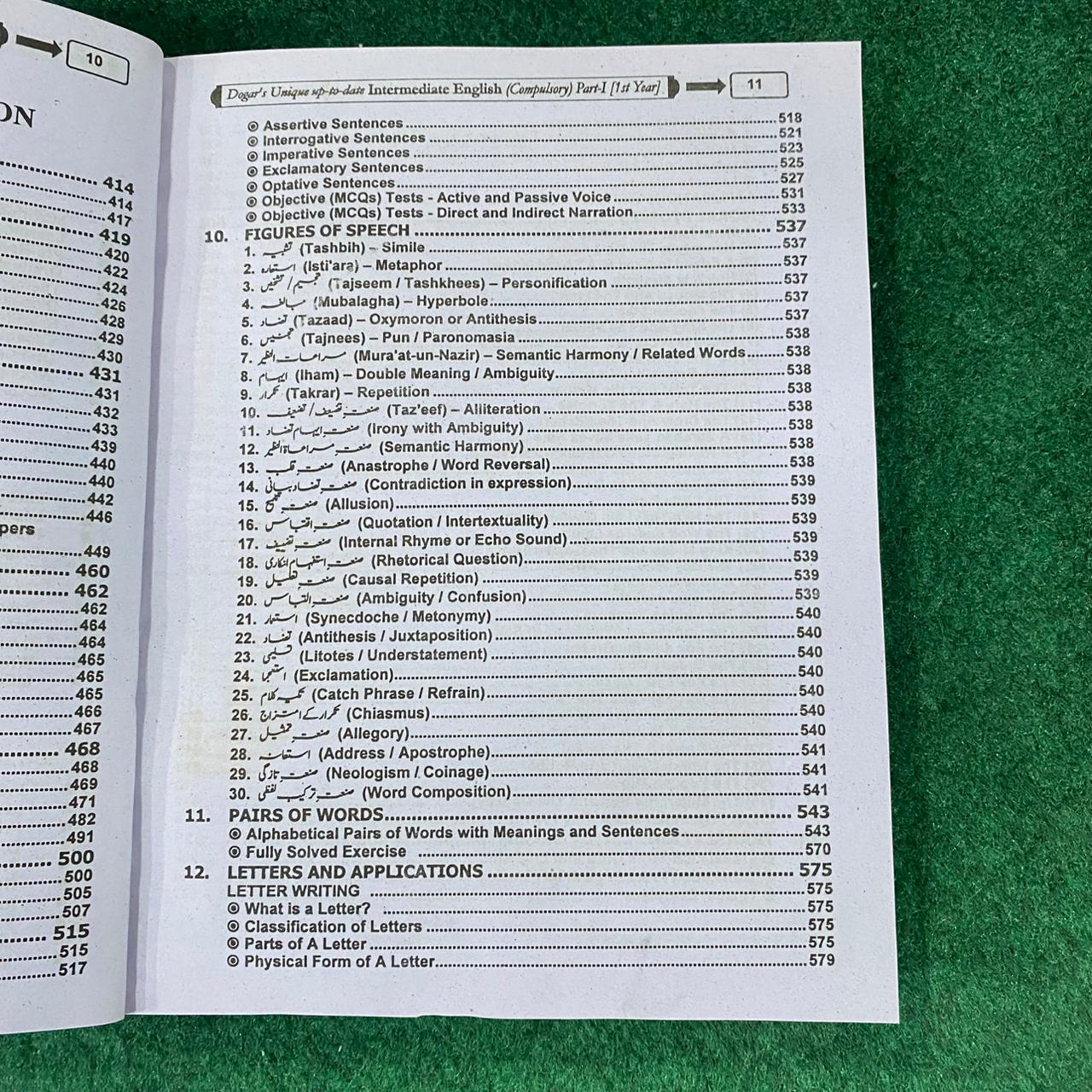 English 11 (SLOs Based) for CNA, LHV & Punjab Medical Faculty – Complete Guide with Urdu Translation