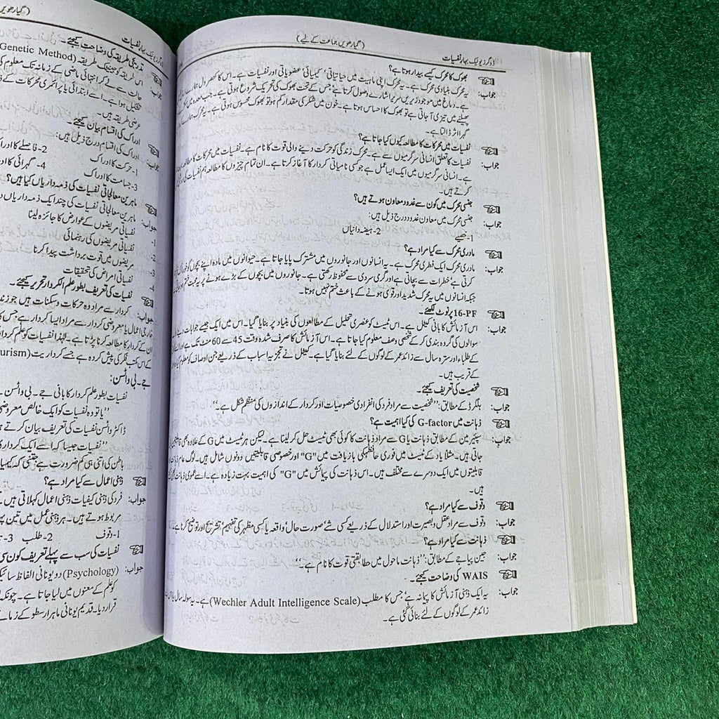 بہارِ نفسیات (Psychology) – 11th Class (Intermediate Part-I) | تشریحی و معروضی