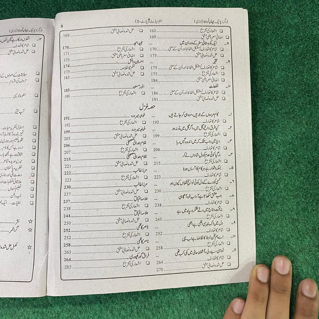 بہارِ اردو (لازمی) – 12th Class (Intermediate Part-II) | تشریحی و معروضی گائیڈ