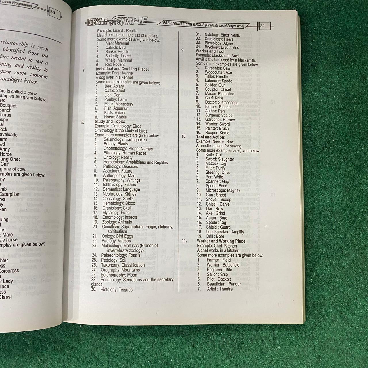 NTS NAT-M / HAT-UG-M Pre-Medical Group Guide Book